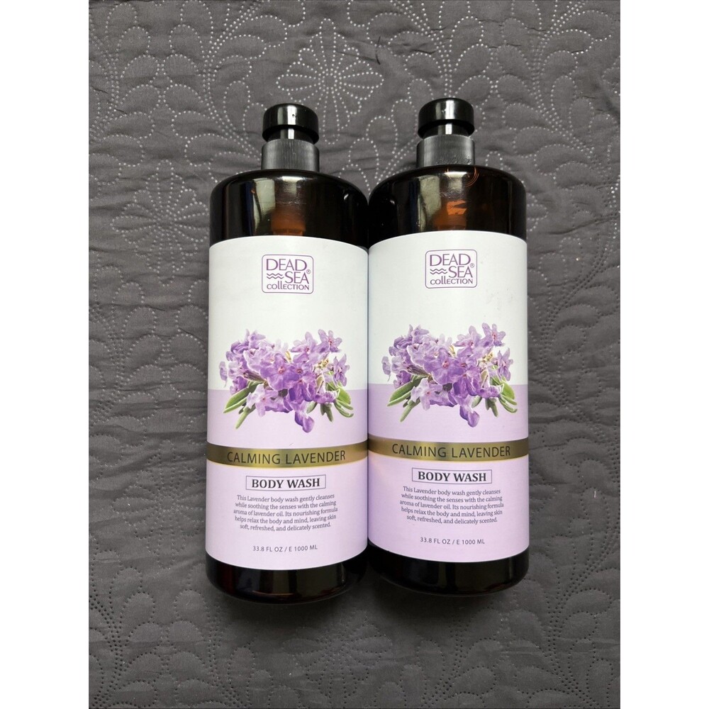 Dead Sea Collection Lavender Hydrating Mineral Body Wash, 2-Pack (33.8 oz)  Bath